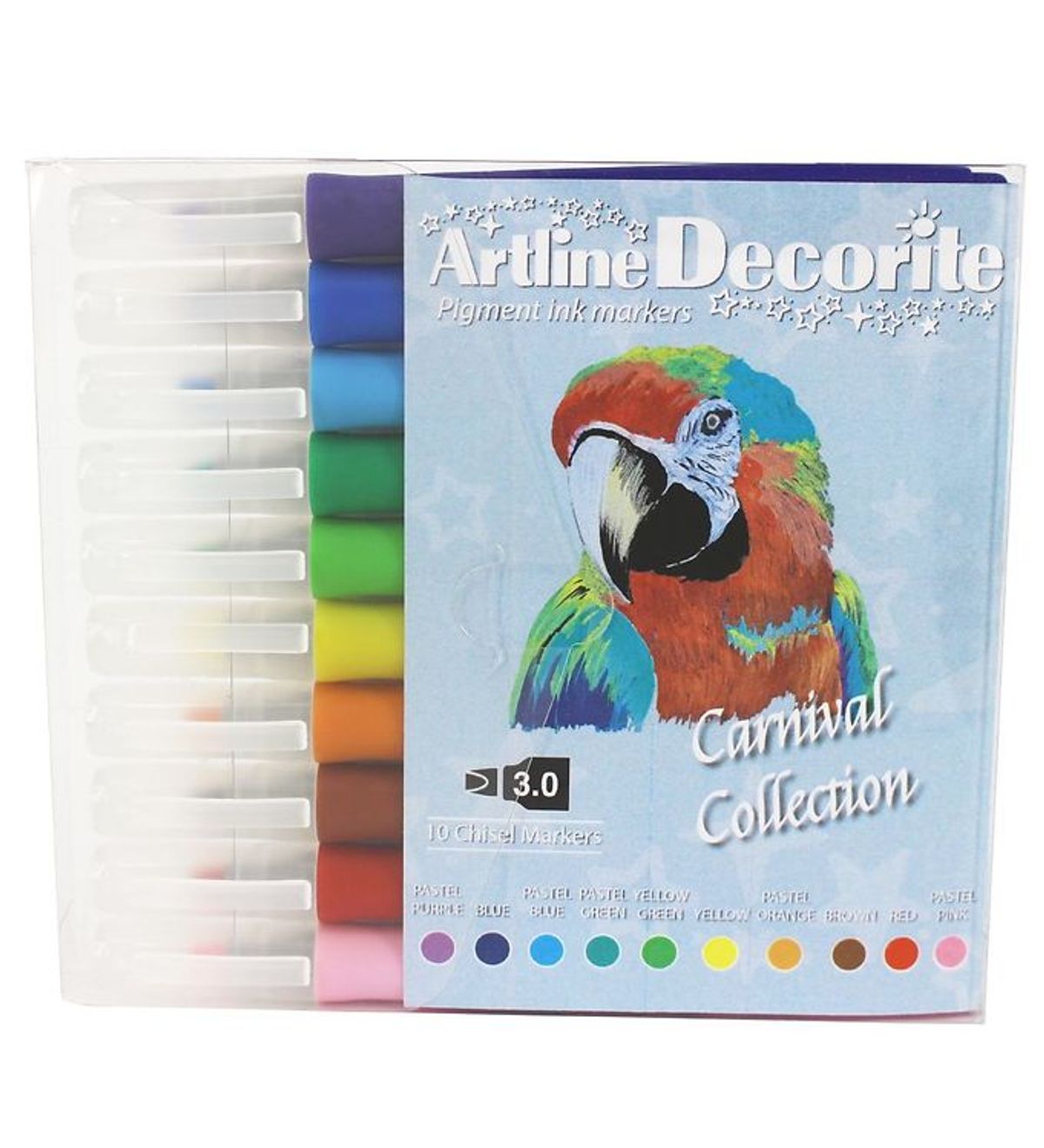 Artline Tuscher - Decorite Flat - 10 stk. - Carnival