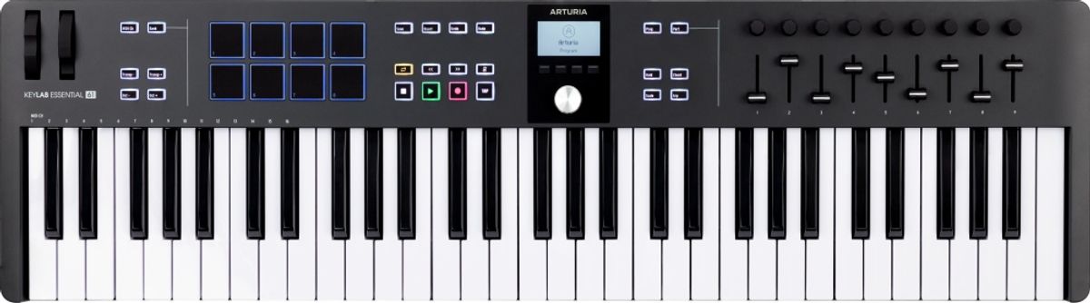 Arturia KeyLab Essential MK3-61 MIDI-Keyboard (Sort)