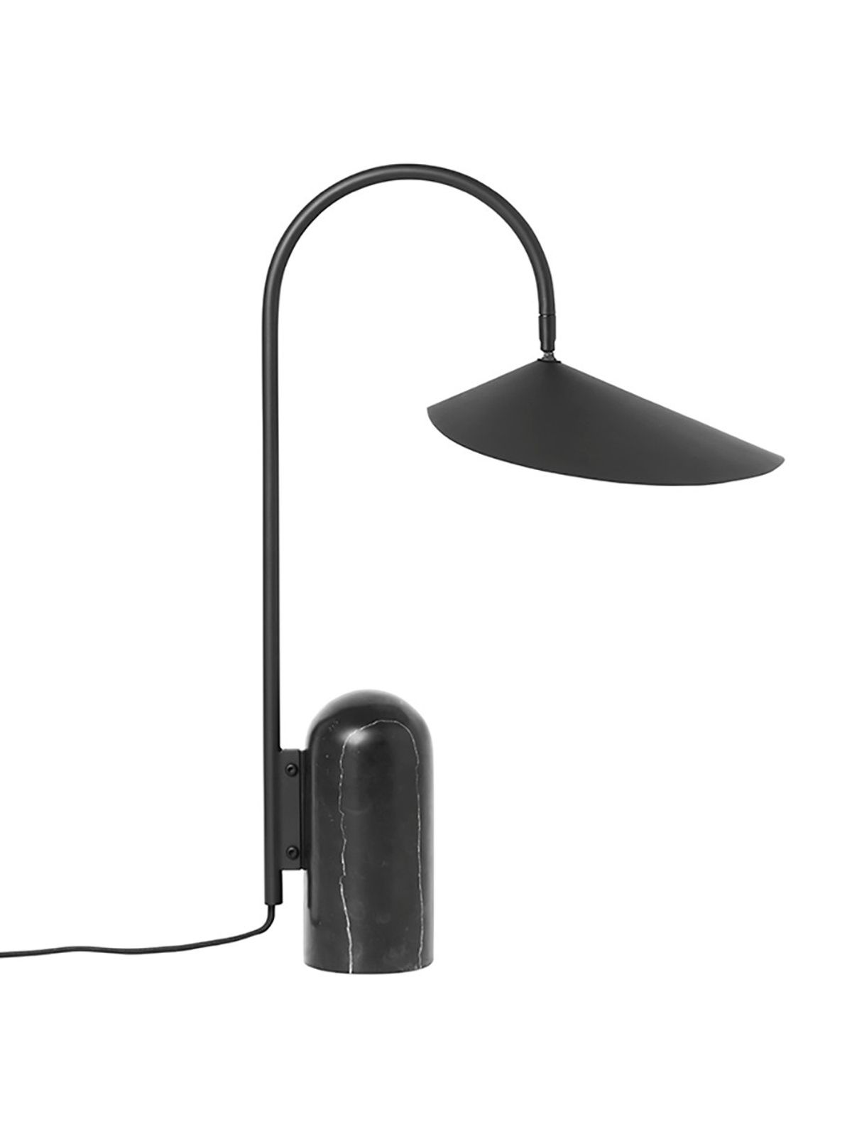 Arum bordlampe fra Ferm Living (Sort)