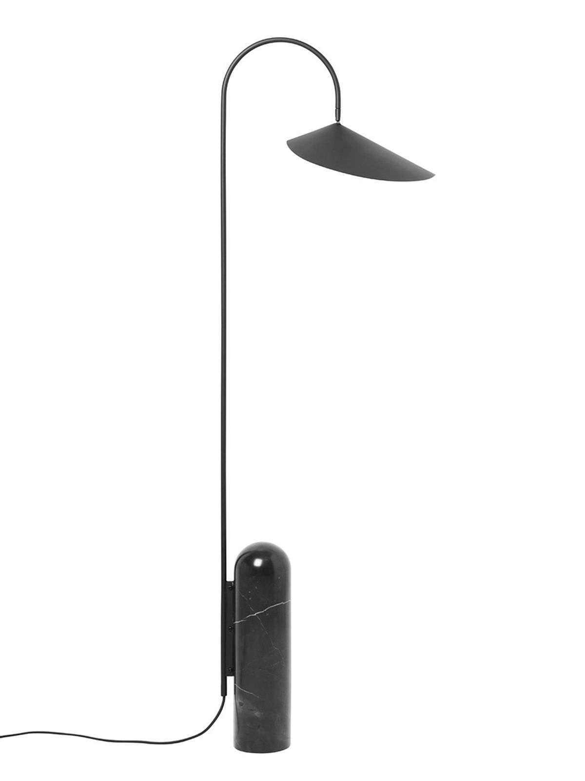 Arum Gulvlampe fra Ferm Living (Sort)