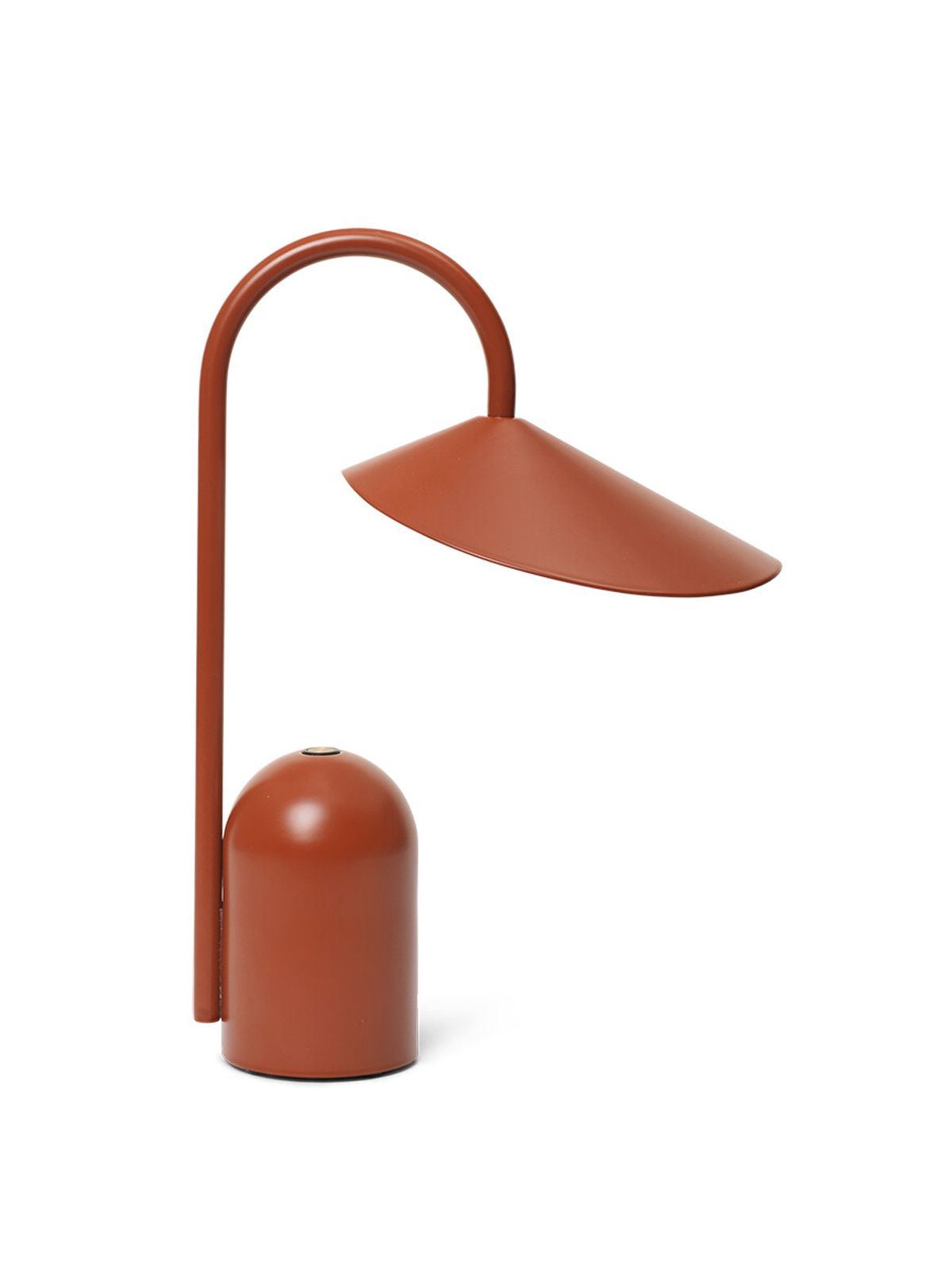 Arum Portable Bordlampe fra Ferm Living (Oxide red)