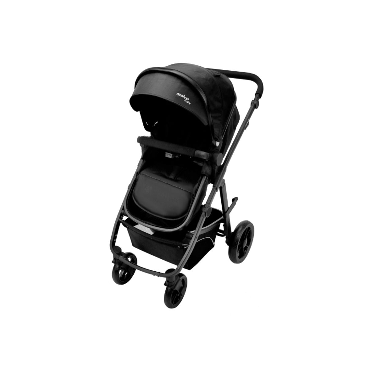 Asalvo Klapvogn Sæt Travel System Oslo 2, Sort