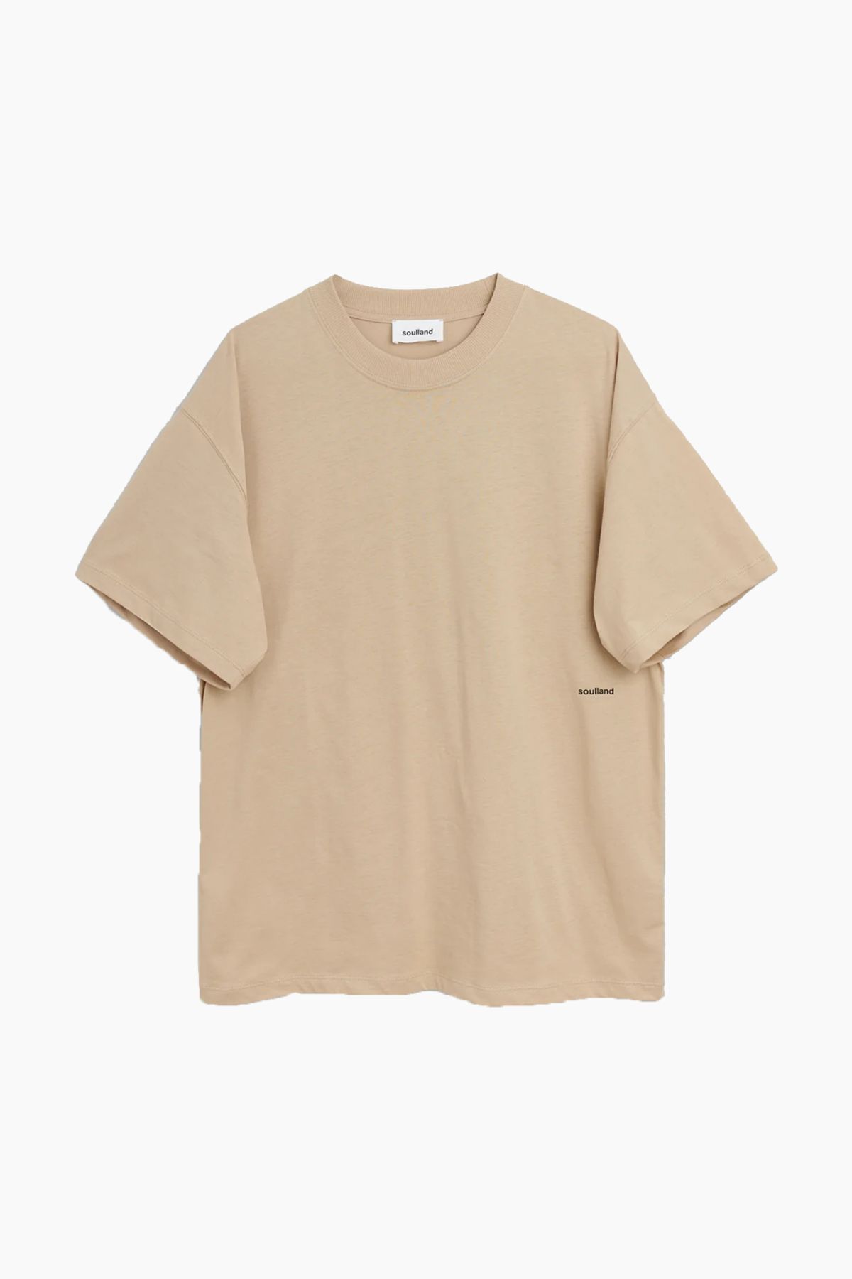 Ash T-shirt - Beige - Soulland - Beige M/L