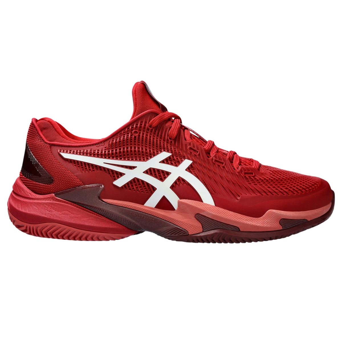 Asics Court FF 3 Novak Clay Cranberry/White