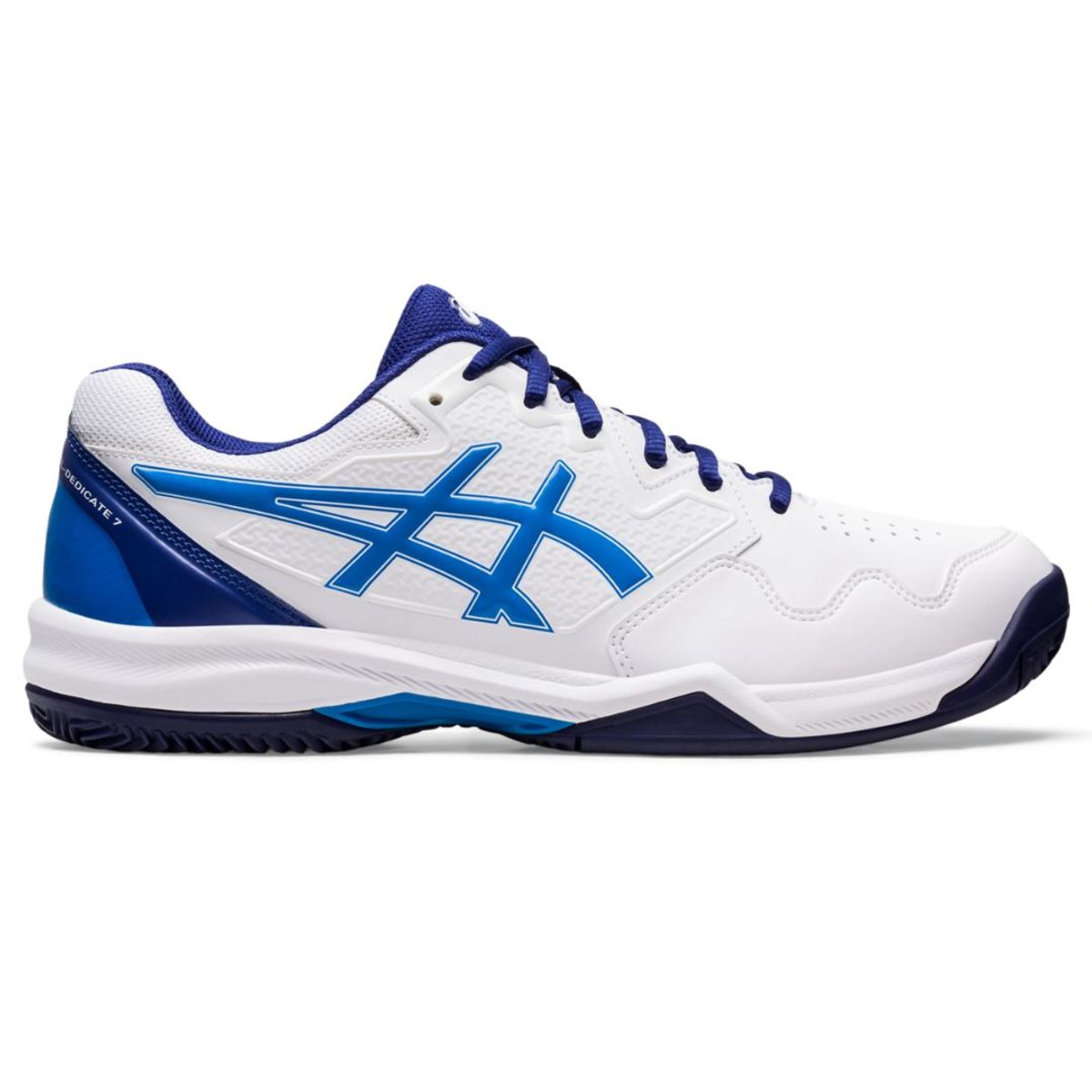 Asics Gel-Dedicate 7 Clay White/Electric Blue