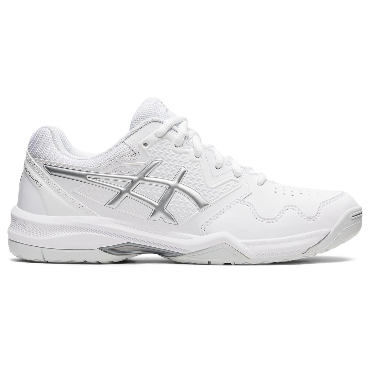 Asics Gel-Dedicate 7 Dame White/Pure Silver