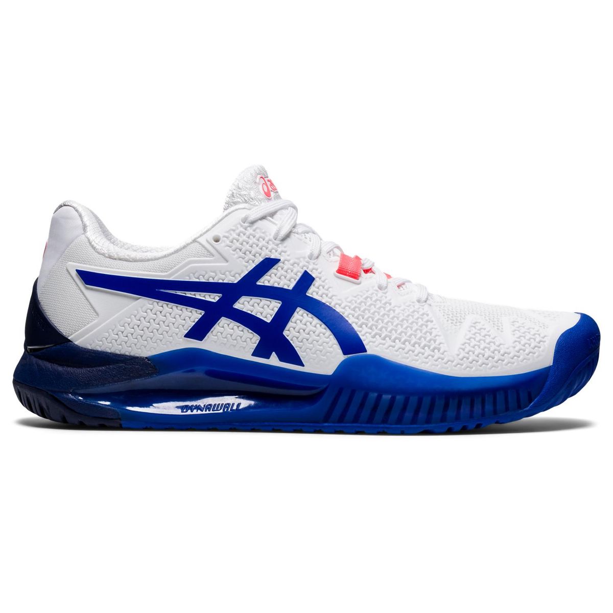 Asics Gel-Resolution 8 Dame White/Lapis Lazuli Blue