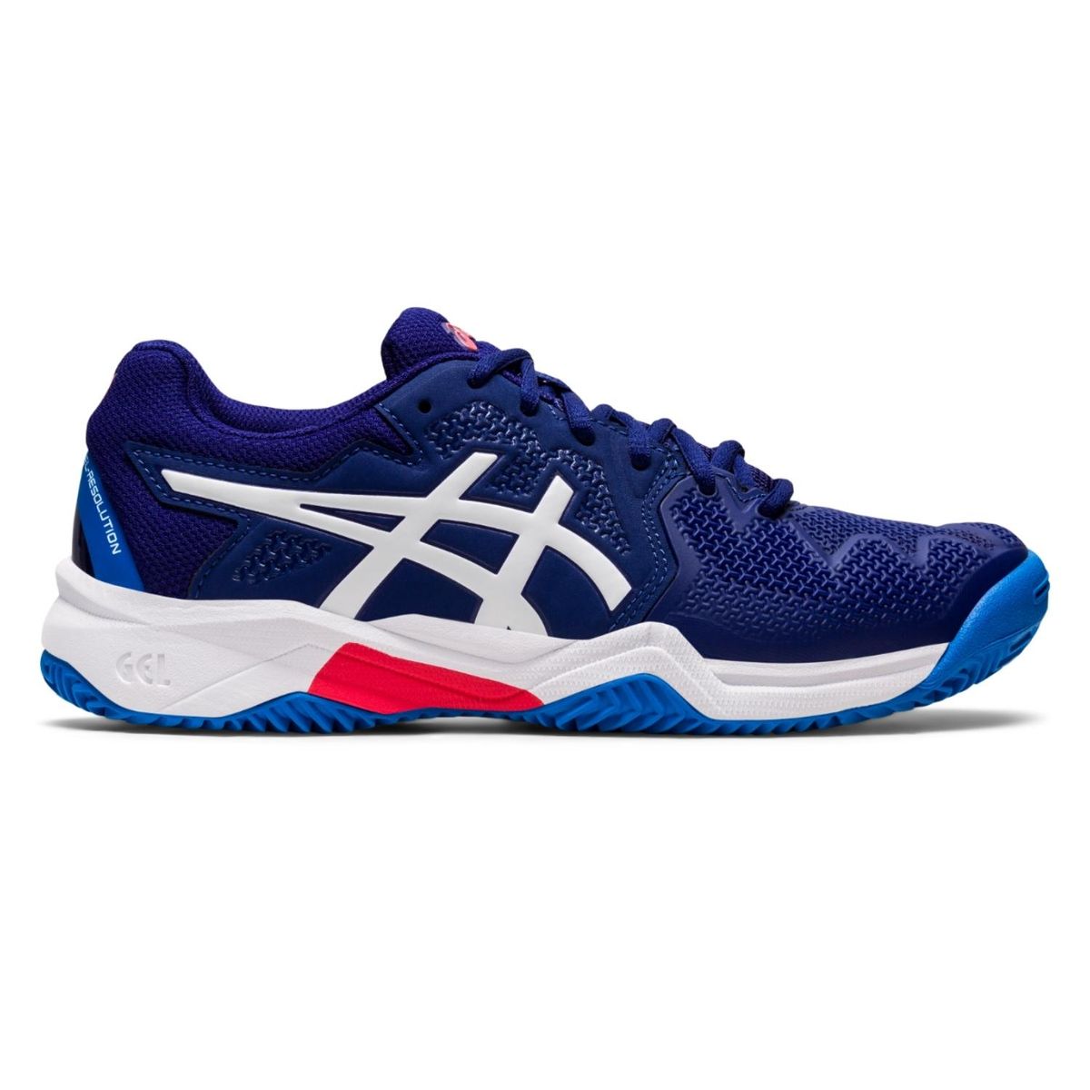 Asics Gel-Resolution 8 GS Clay Junior Dive Blue/White