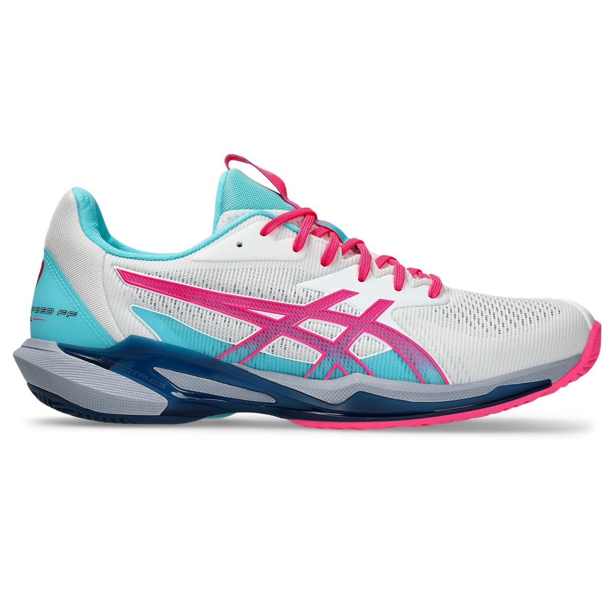 Asics Solution Speed FF 3 Padel White/Hot Pink