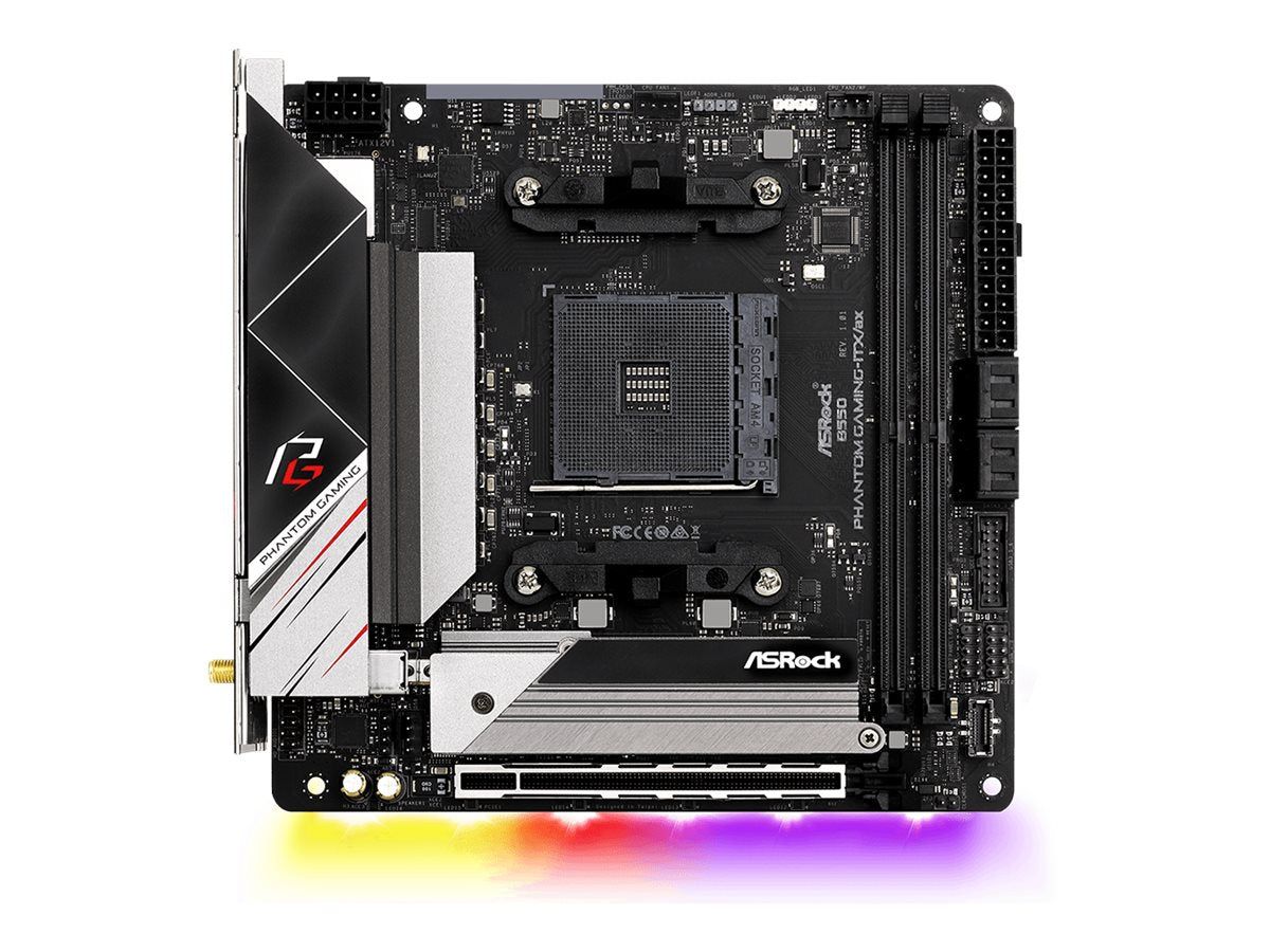 ASRock B550 Phantom Gaming-ITX/ax Mini ITX AM4 AMD B550 - Bundkort