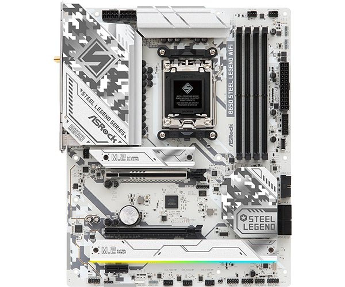 ASRock B650 Steel Legend WiFi ATX Socket AM5 - BundkortAMD B650