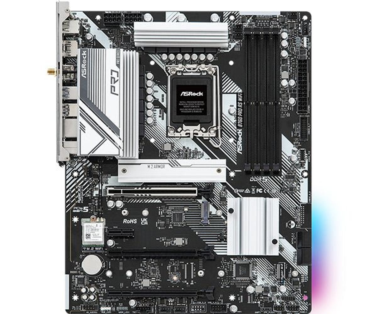 ASRock B760 Pro RS WiFi ATX LGA1700 Intel B760 - Bundkort