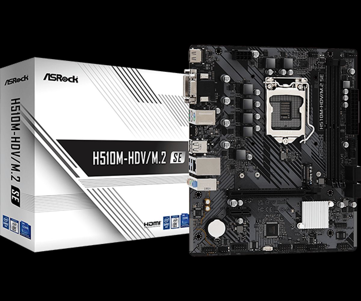 ASRock H510M-HDV/M.2 SE LGA1200 DDR4 - Bundkort