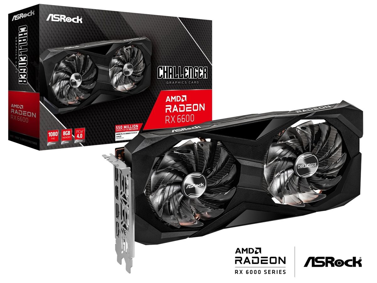 ASRock Radeon RX 6600 Challenger D 8GB 8GB