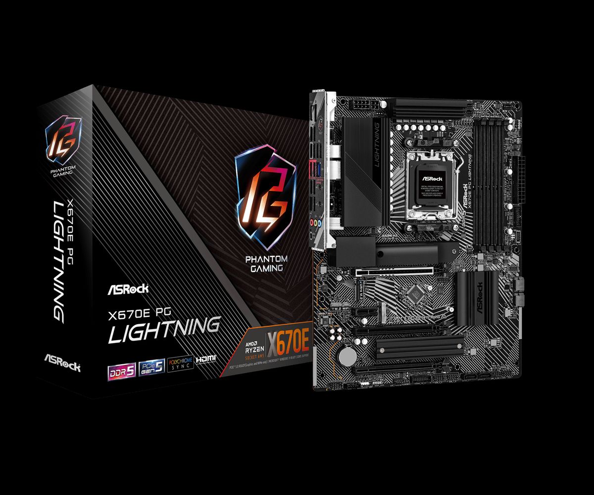 ASRock X670E PG LIGHTNING - Bundkort