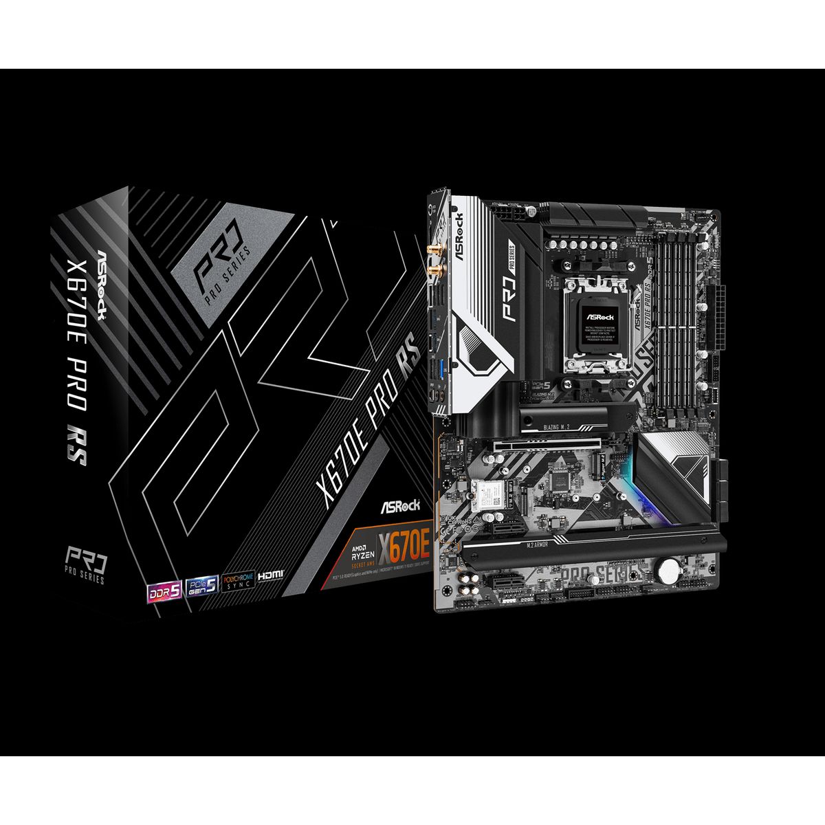 ASRock X670E PRO RS - Bundkort