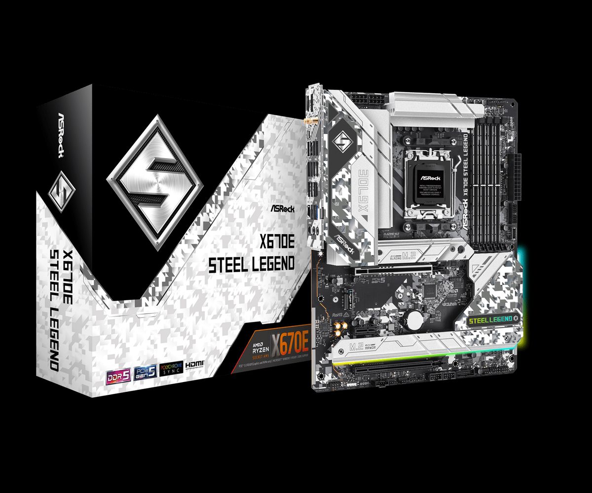 ASRock X670E STEEL LEGEND - Bundkort