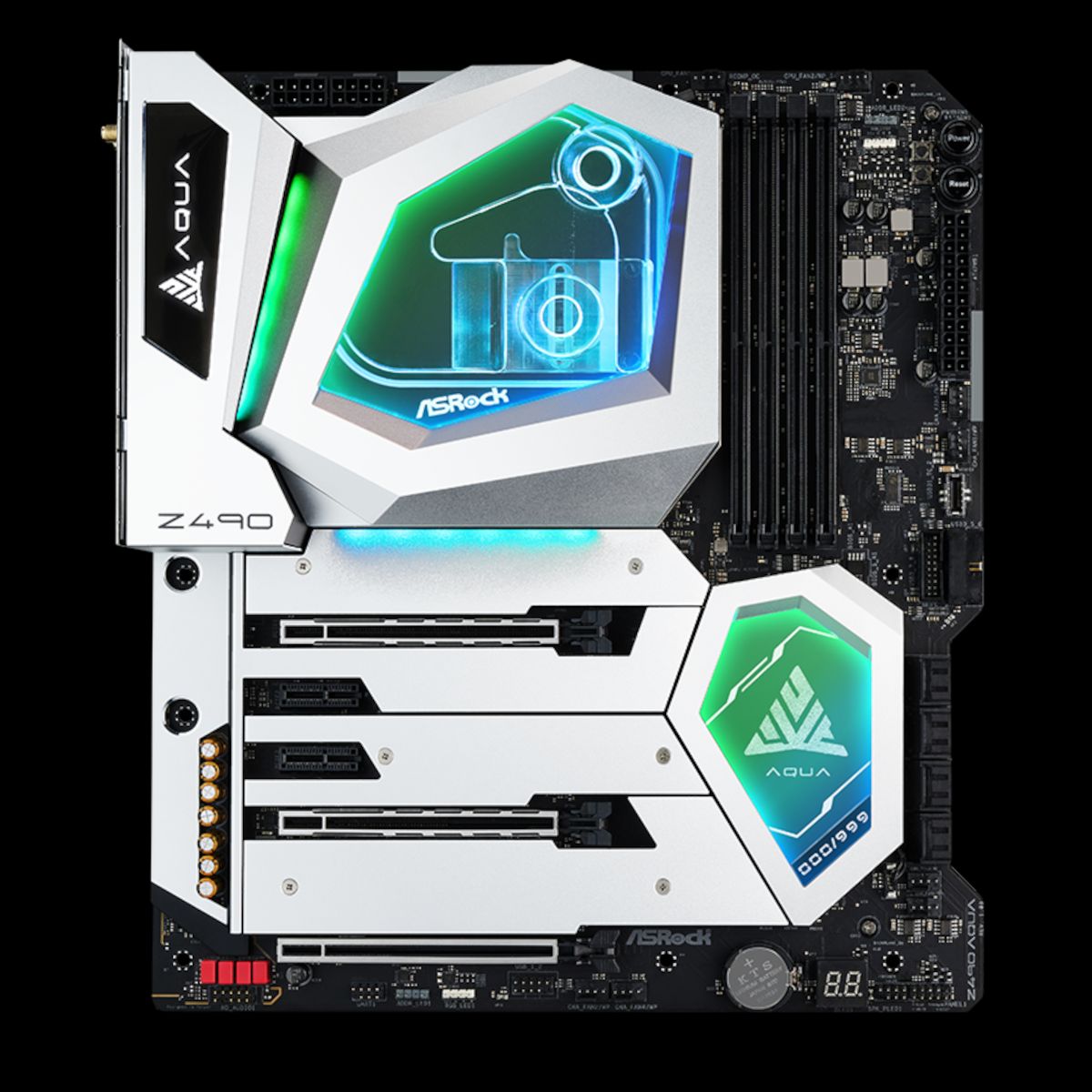 ASRock Z490 AQUA Bundkort WIFI