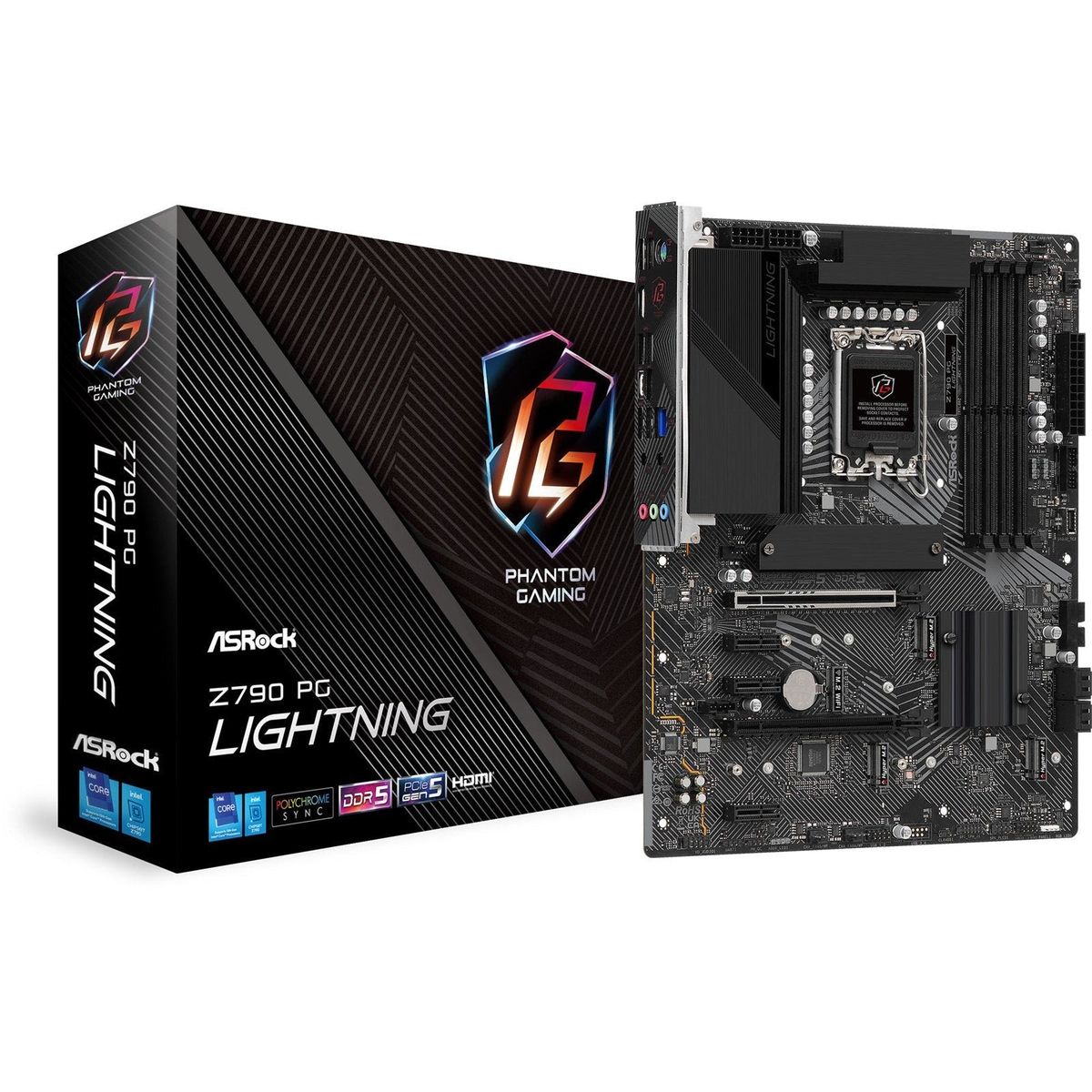 ASRock Z790 PG Lightning ATX LGA1700 Intel Z790 - Bundkort