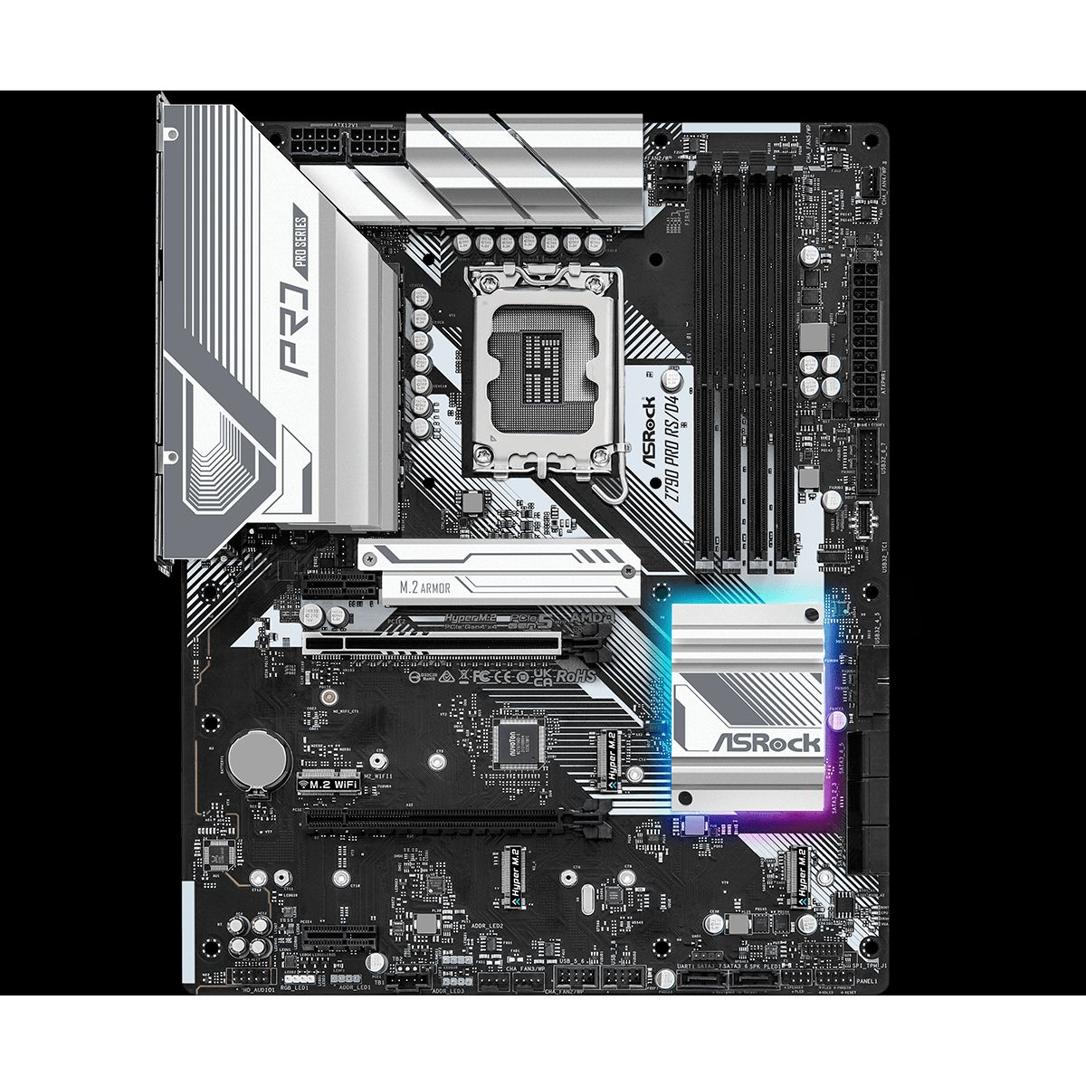 ASrock Z790 Pro RS DDR4 - Bundkort