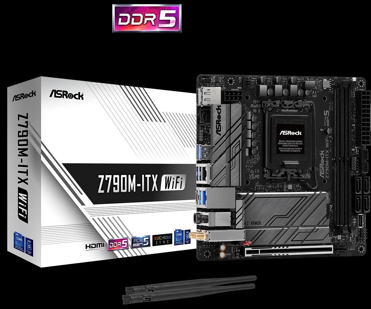 ASRock Z790M-ITX WiFi - Bundkort