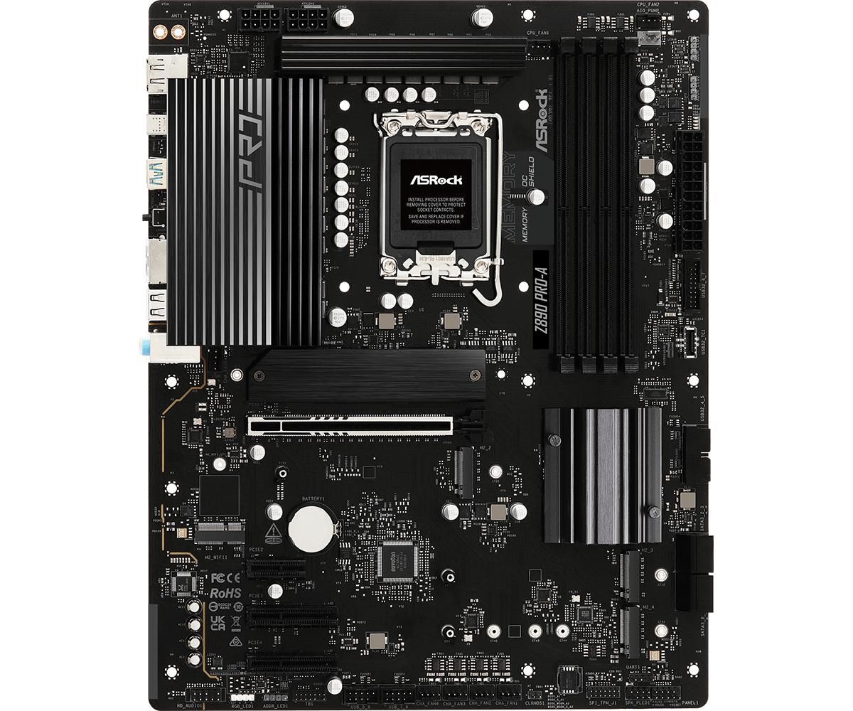 ASRock Z890 Pro-A Motherboard ATX LGA-1851 Intel Z890