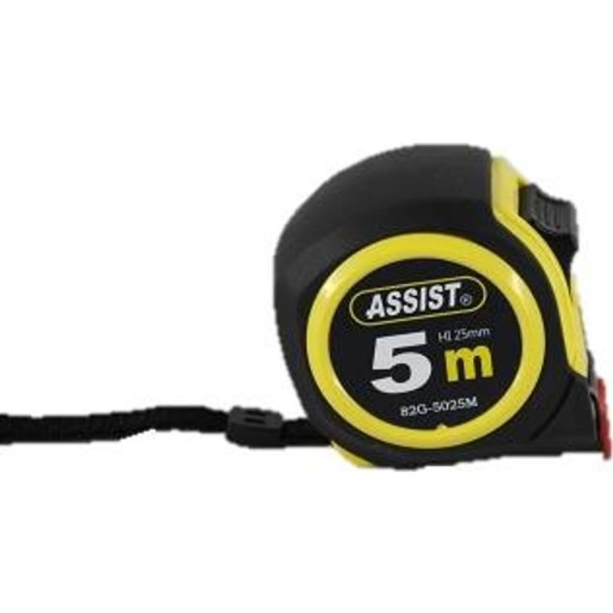 Assist 5 m båndmål 25 mm m/mag