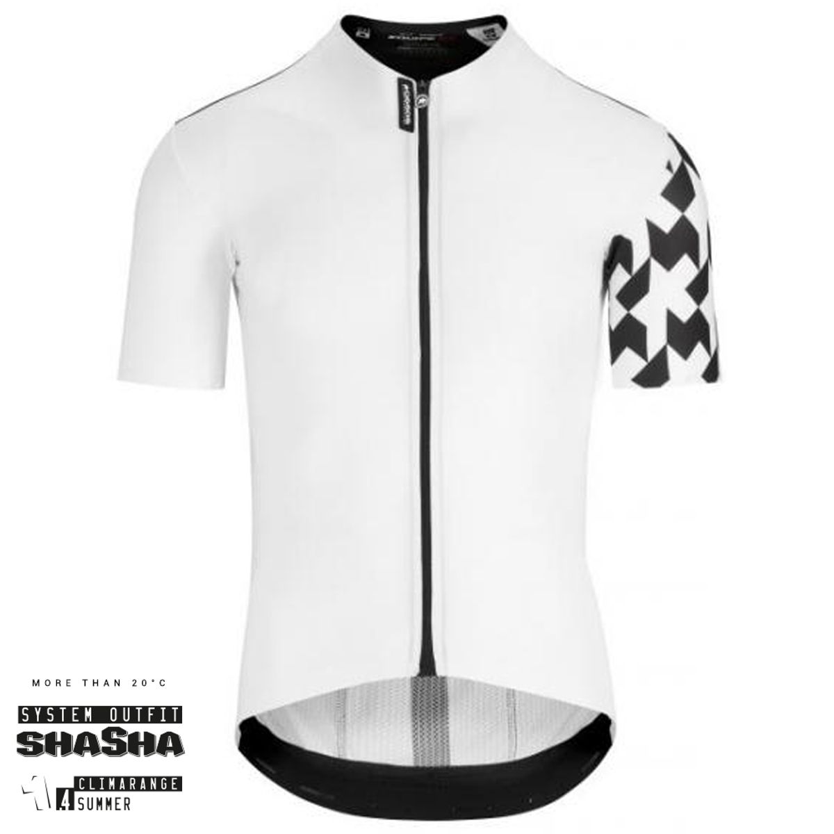 Assos Cykeltrøje Equipe Aero SS Jersey, Hvid