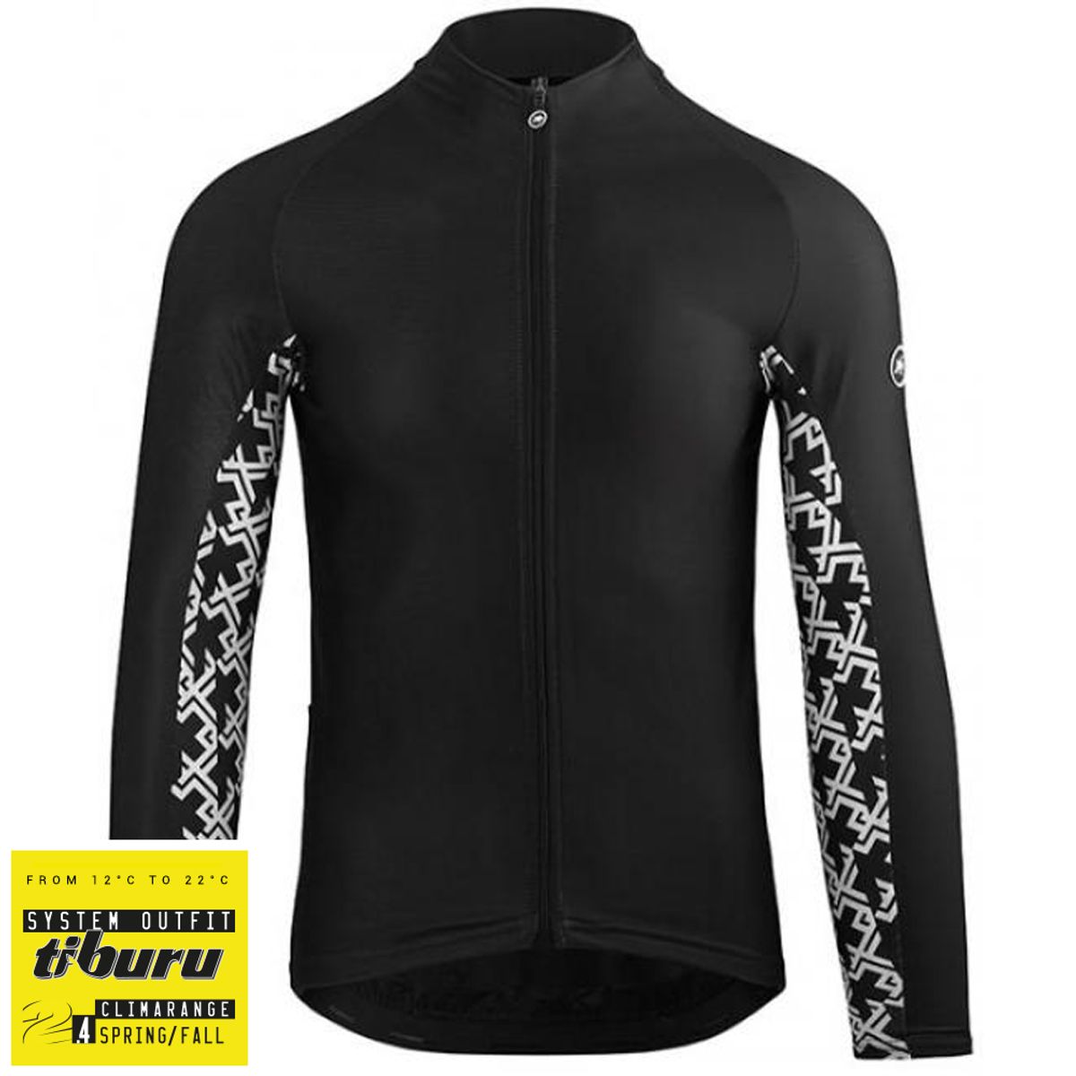 Assos Cykeltrøje Mille GT Spring Fall LS Jersey, Sort