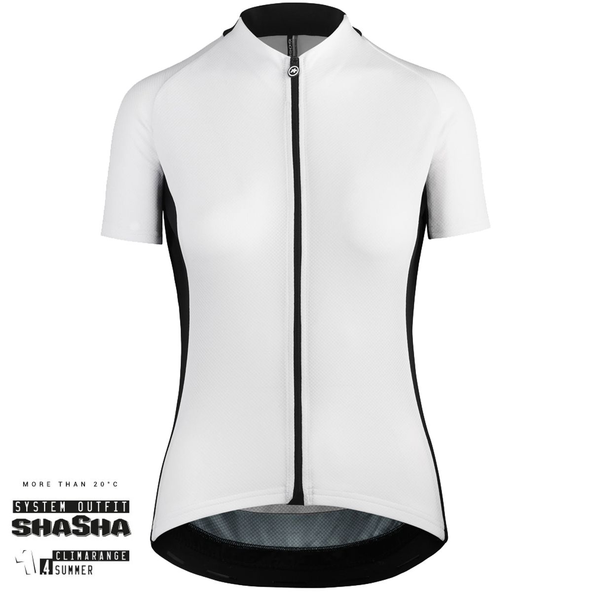 Assos Dame Cykeltrøje UMA GT Short Sleeve Jersey, Hvid