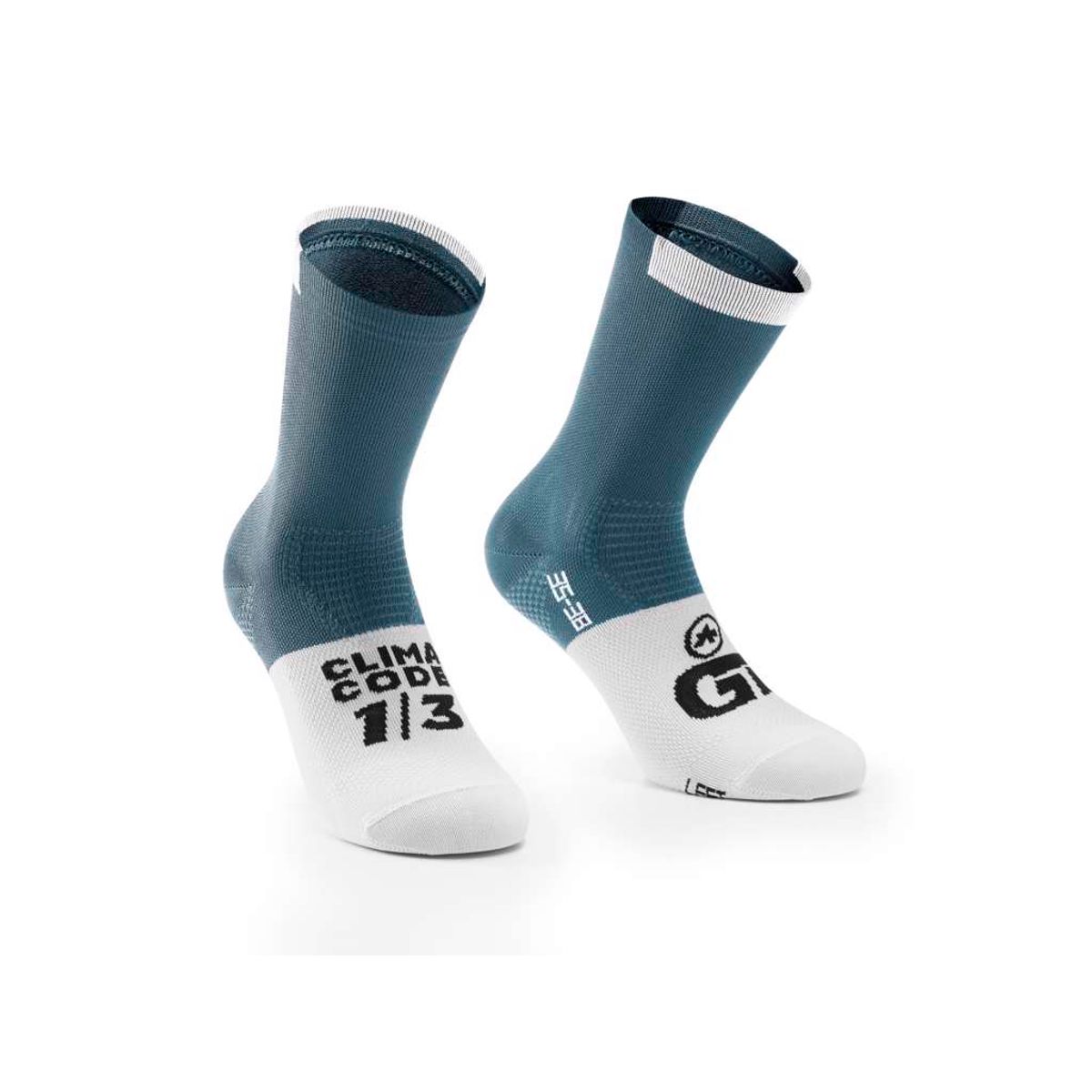 Assos GT C2 - Cykelstrømper - Pruxian Blue - Str. 0