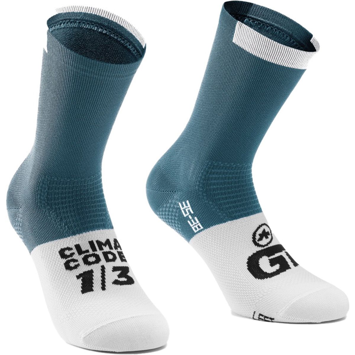 Assos GT Socks C2 - Blå/Hvid