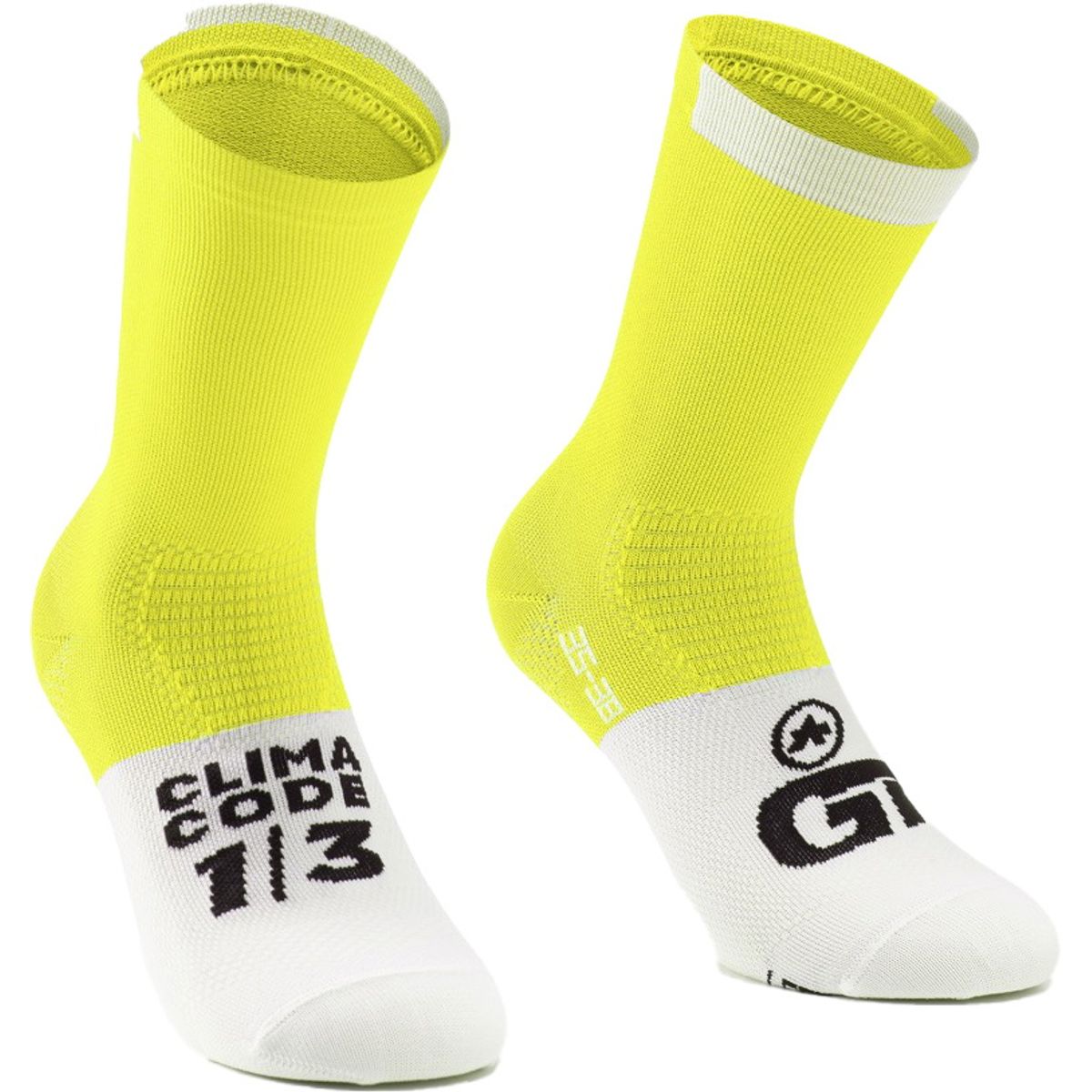 Assos GT Socks C2 - Gul/Hvid