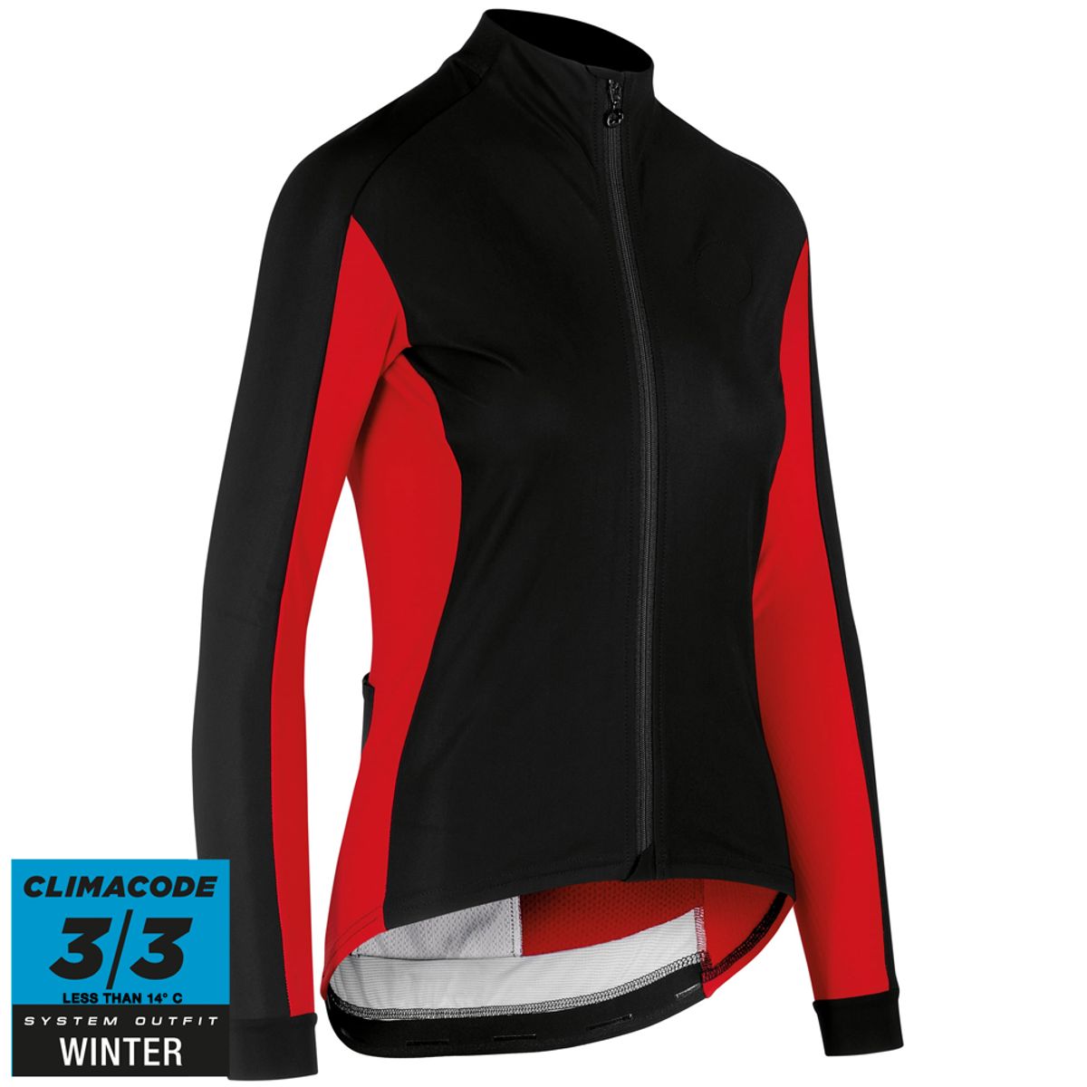 Assos Jakke Habu Laalalai Women's Jacket - Sort/Rød