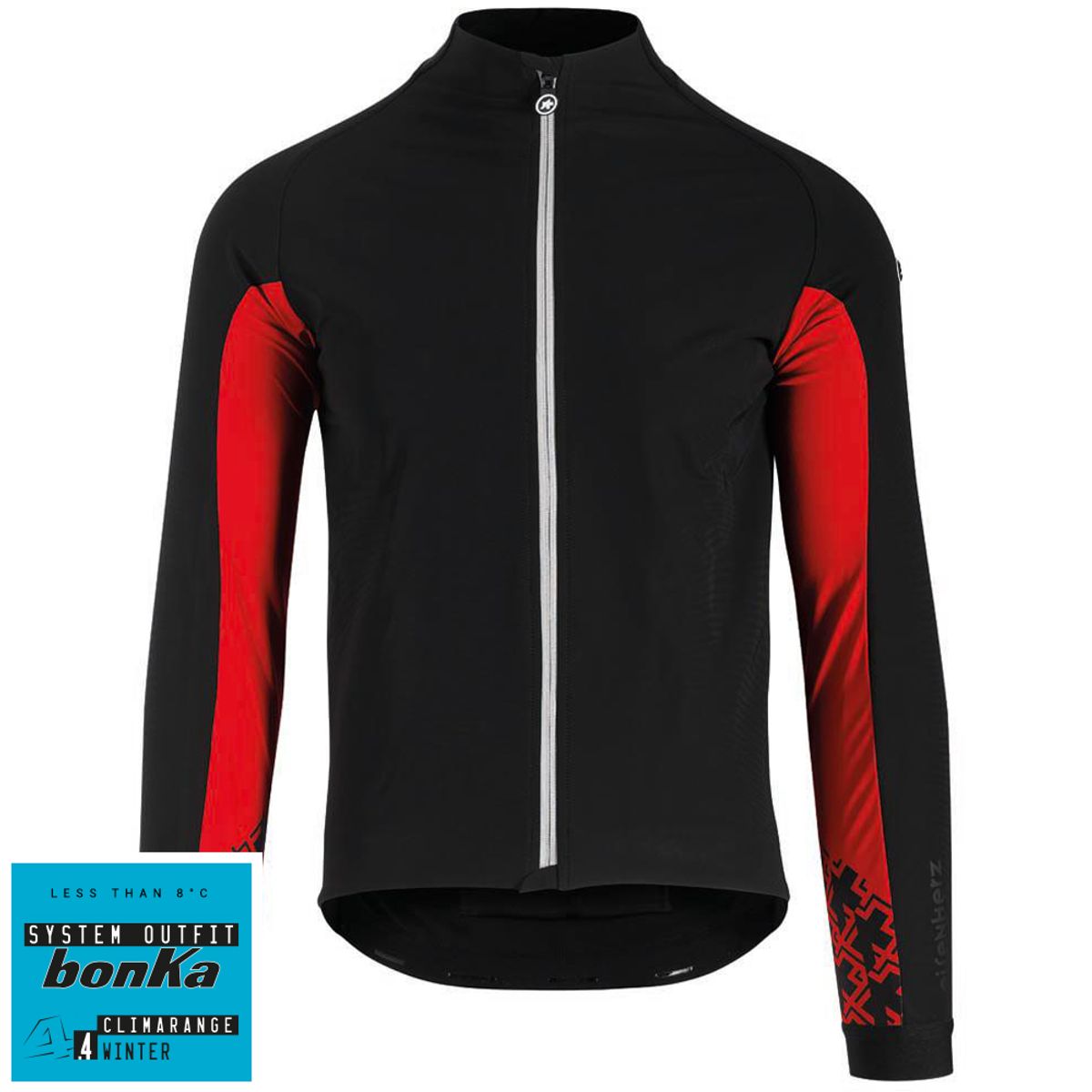 Assos Jakke Mille GT Jacket Ultraz Winter - Sort/rød