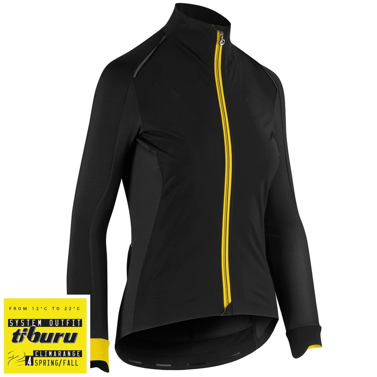 Assos Jakke Tiburu Laalalai Women's Jacket - sort/gul