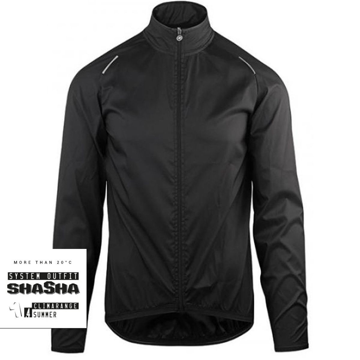 Assos Mille GT Wind Jacket Vindjakke - Sort