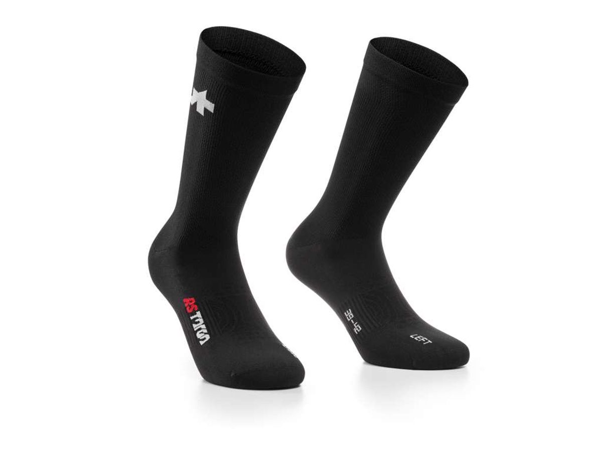 Assos RS Targa - Cykelstrømper - Sort - Str. 0