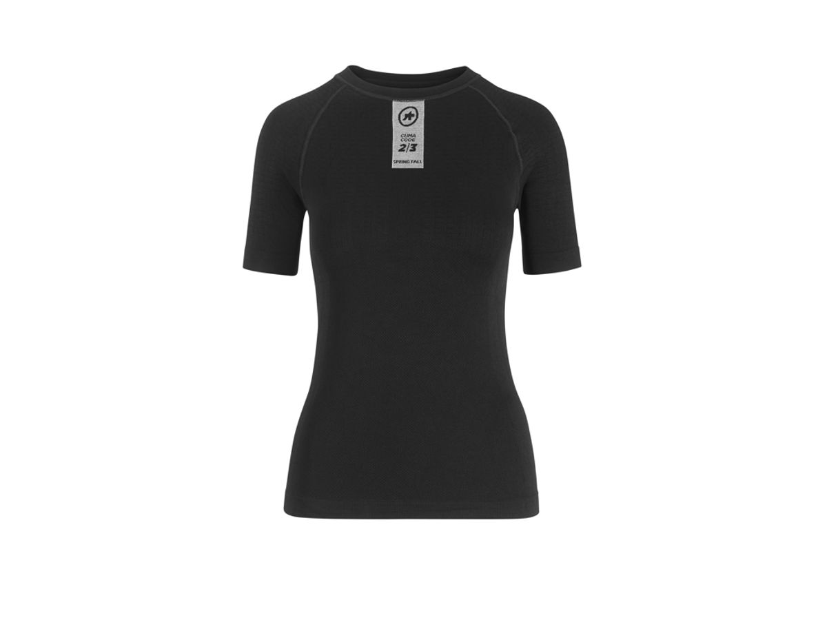 Assos Skinfoil Spring/Fall Base Layer - Svedundertrøje - K/Æ - Sort - Str. III