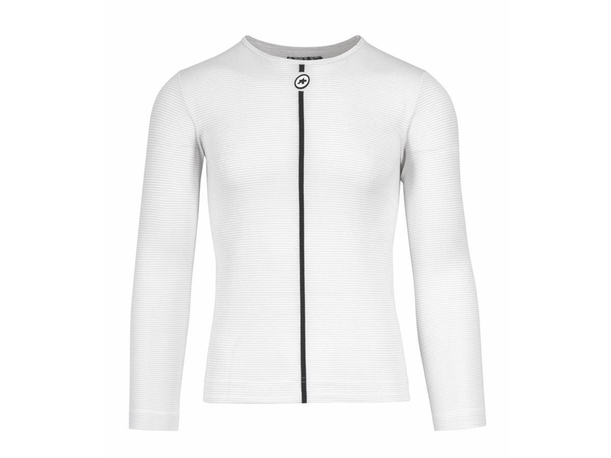 Assos Summer LS Skin Layer - Cykeltrøje L/Æ - Holy White - Str. 0