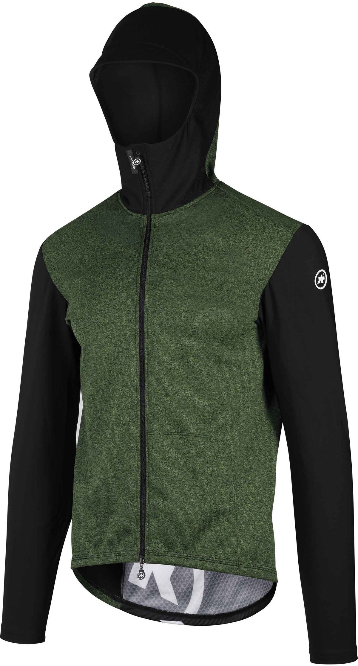 Assos TRAIL Spring Fall Hooded Jacket - Grøn/Sort