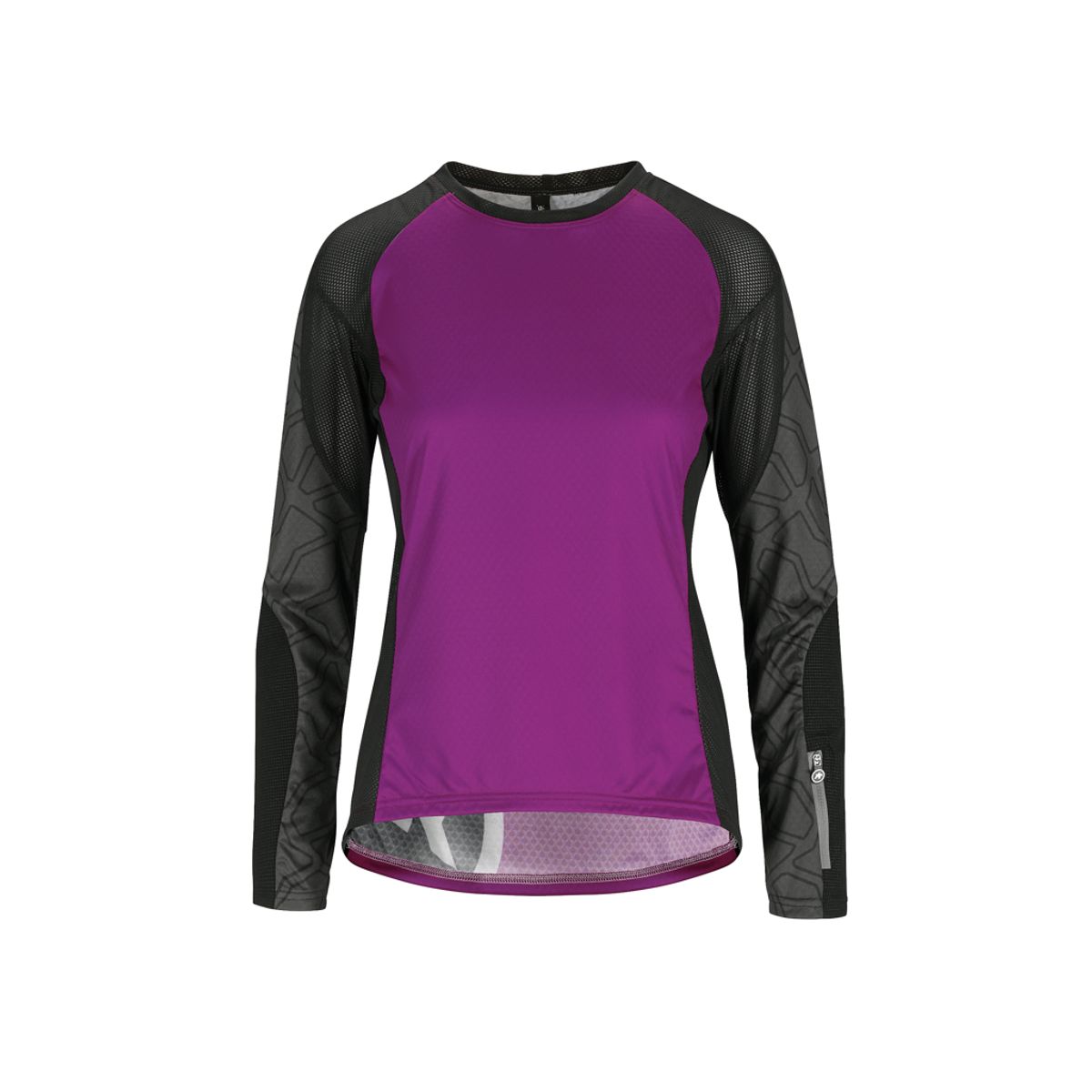 Assos Trail Womens Jersey - Dame MTB cykeltrøje med lange ærmer - Lilla - Str. XLG