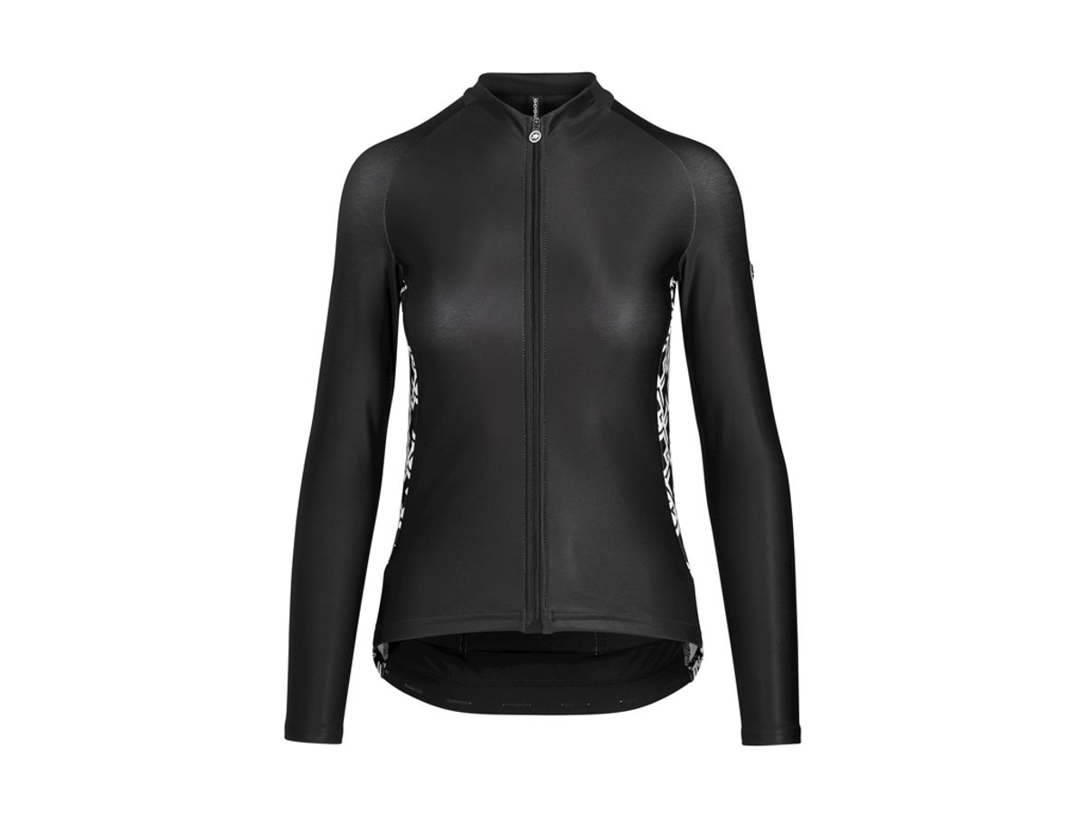 Assos UMA GT Spring Fall Jersey - Dame cykeltrøje L/Æ - Sort - Str. XL