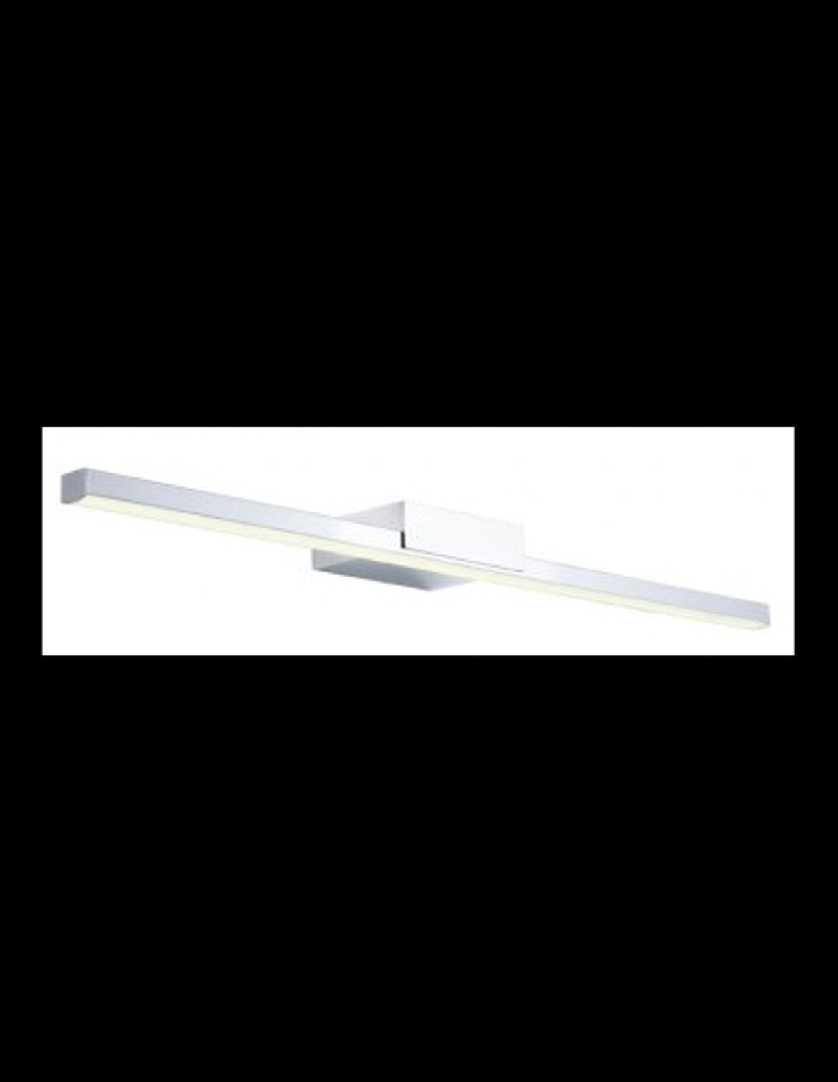 ASTON Badeværelseslampe i aluminium og polycarbonat B60 cm 1 x 12W SMD LED - Krom