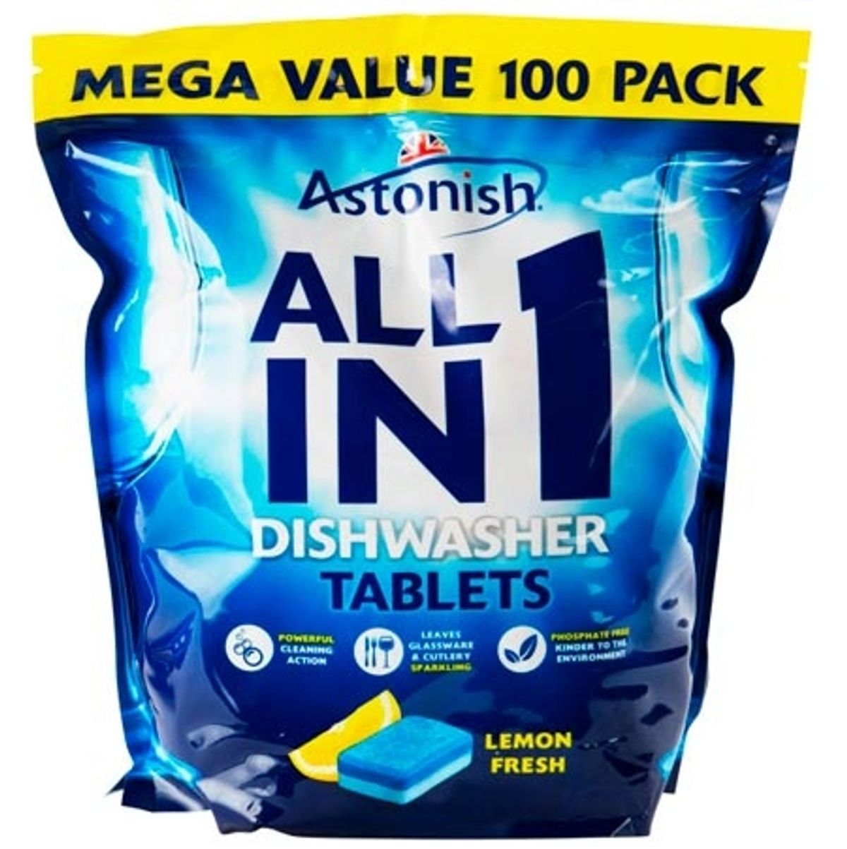 Astonish All-in-1 Opvasketabs - 100 stk