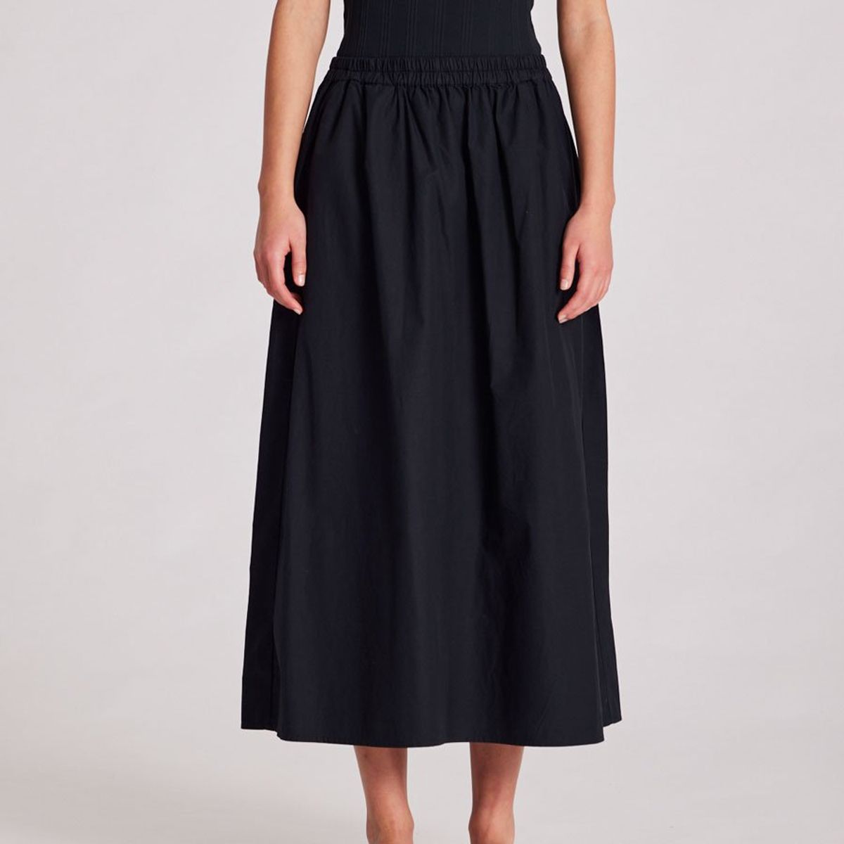 Astrid Long Skirt Poplin - M