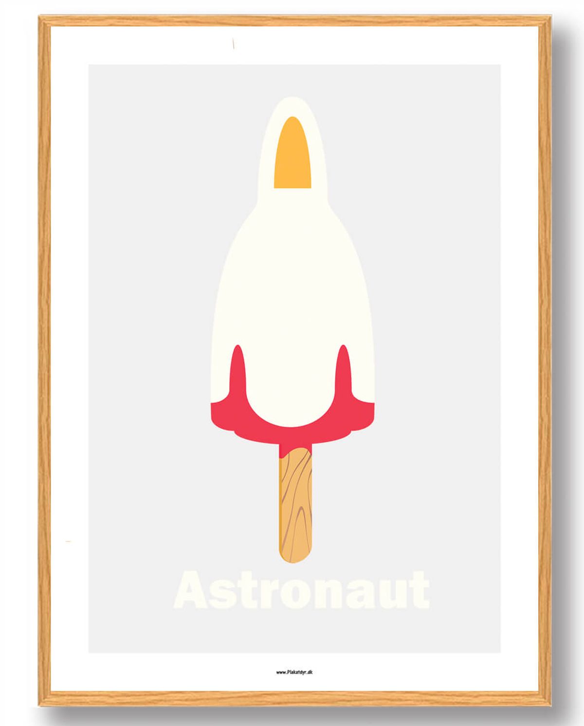 Astronaut is - plakat (Størrelse: L - 50x70cm (B2))