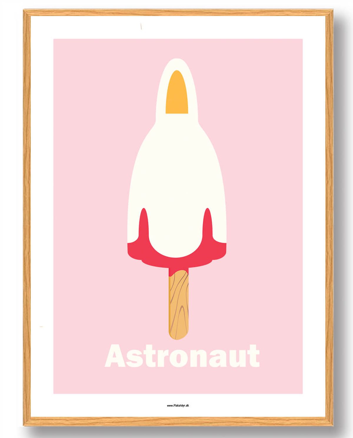 Astronaut is - plakat (Størrelse: L - 50x70cm (B2))