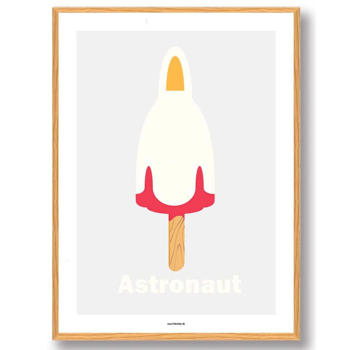 Astronaut is - plakat (Størrelse: M - 30x40cm)