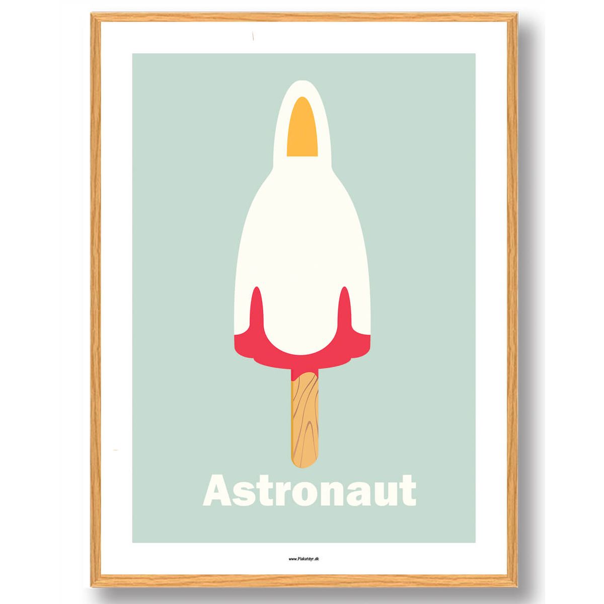 Astronaut is - plakat (Størrelse: XS - 15x21cm (A5))